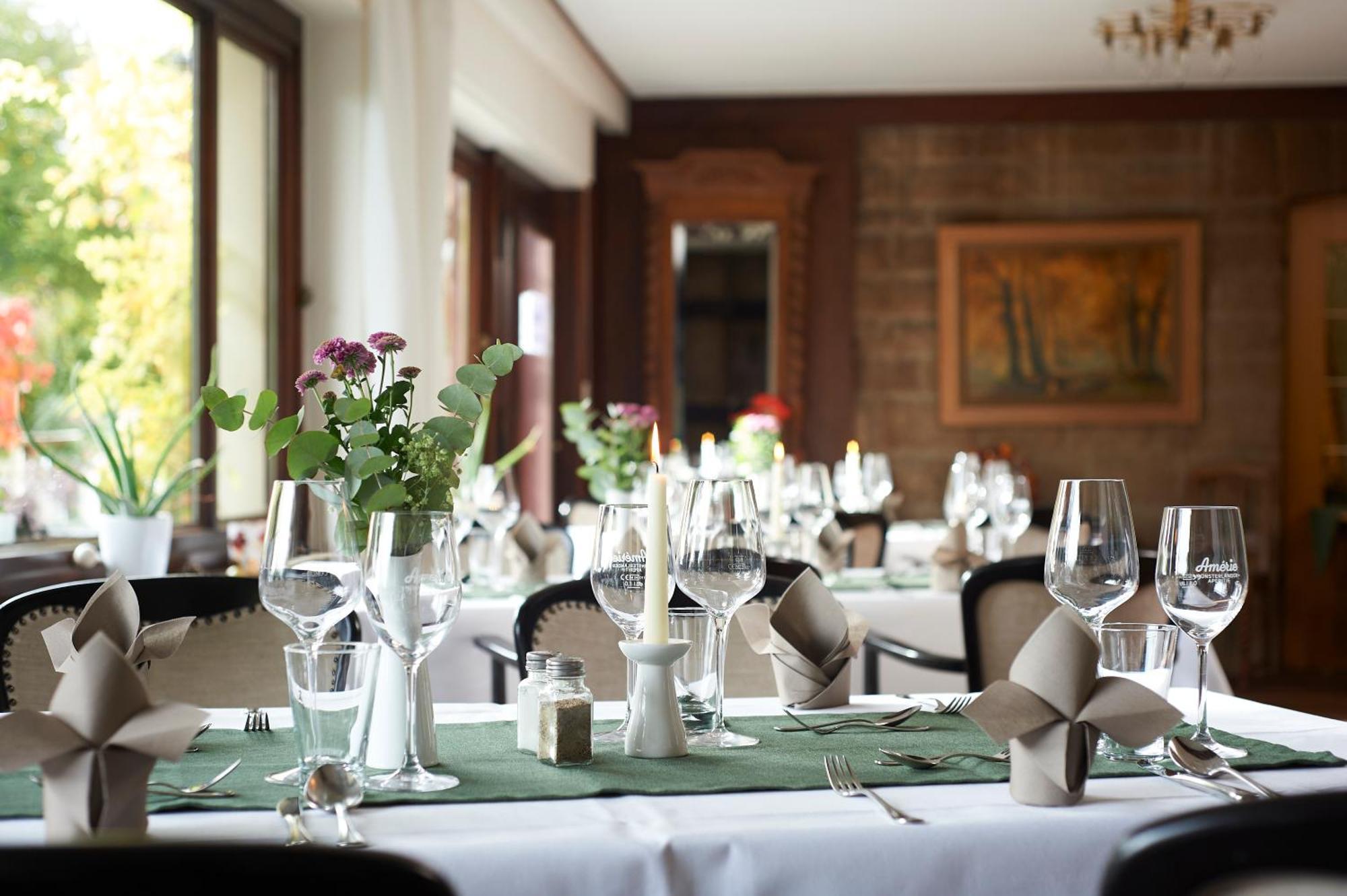 Hotel Restaurant Waldschloesschen Lienen Bagian luar foto