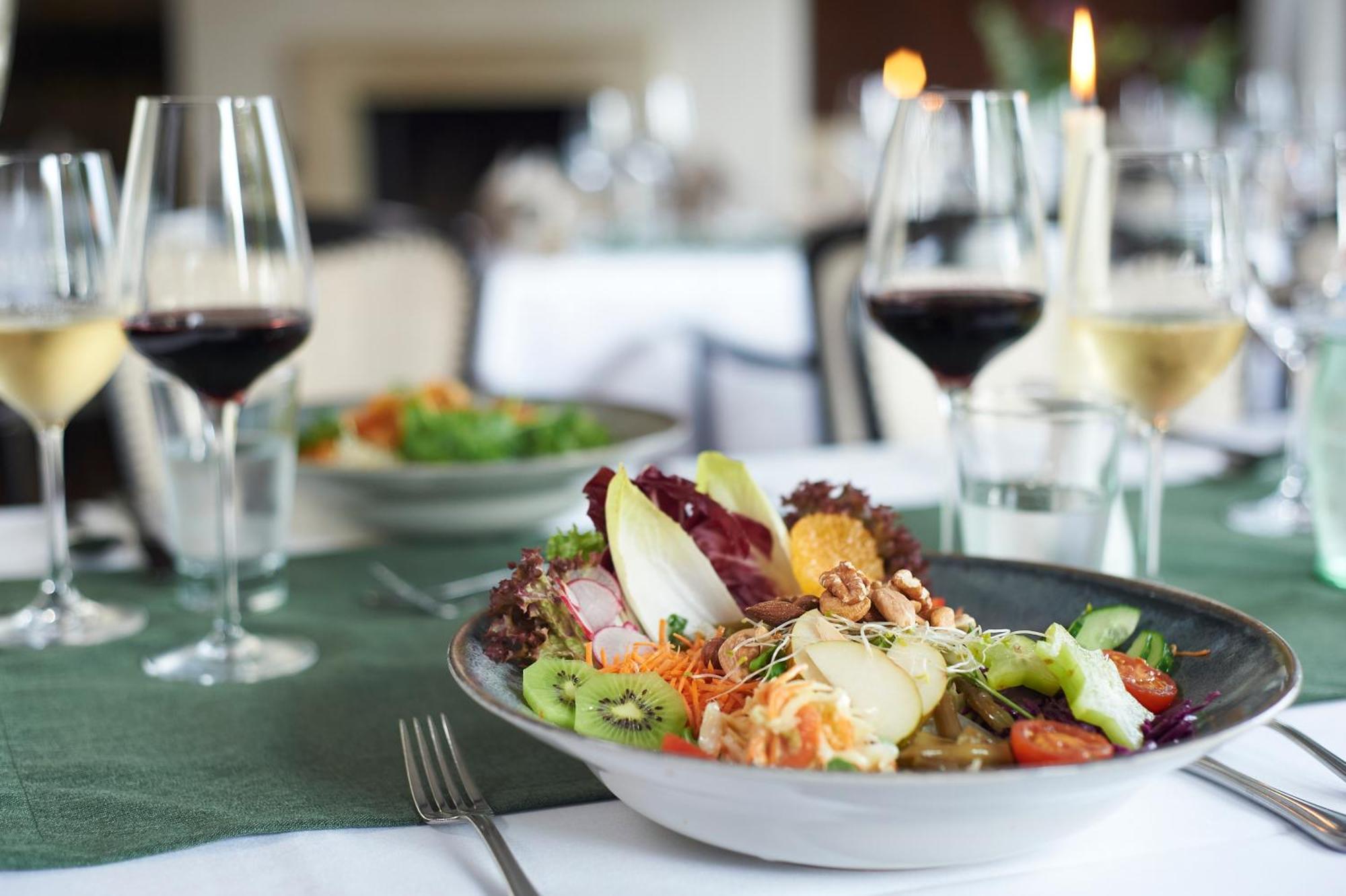 Hotel Restaurant Waldschloesschen Lienen Bagian luar foto